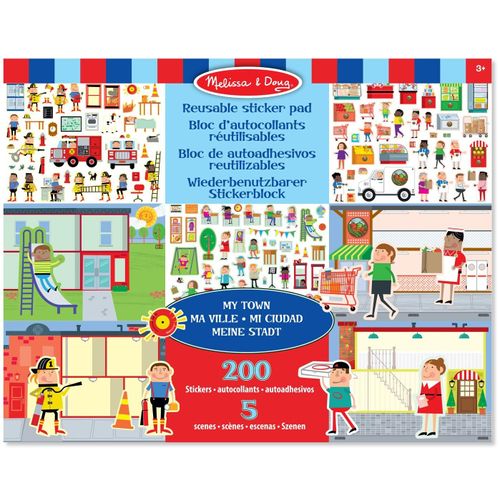 Melissa & Doug Bloc D'Autocollants Réutilisables