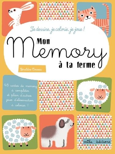 Je Dessine, Colorie, Je Joue ! - Mon Memory À La Ferme