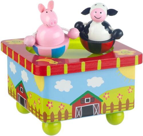 Orange Tree Toys Boîte à Musique - Basse Cour