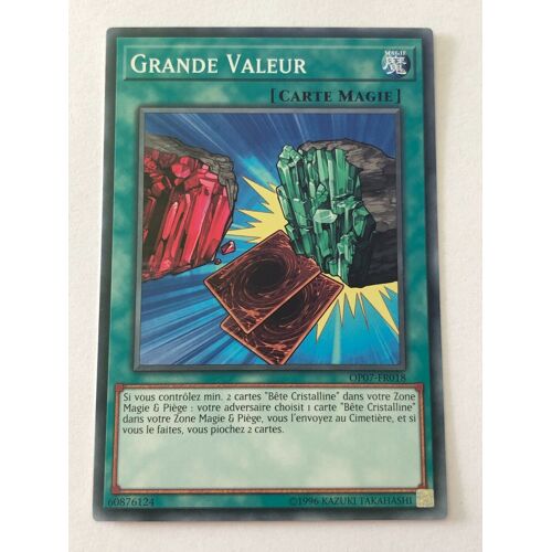 Yu Gi Oh Op07 Fr018 Grande Valeur