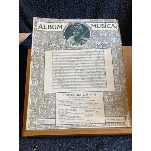 Album Musica N°84 Pierre Lafitte Septembre 1909 Dalcroze Leroux Chrétien Remy