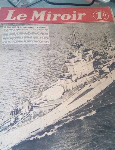 Journal " Le Miroir".21 Avril 1940.Nouvelle Série N°34