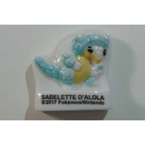 Fève Sabelette D'alola Collection Pokemon / Nitendo 2017 -