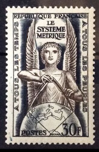 Système Métrique - Conférence Internationale Poids Et Mesures À Paris 30f (Très Joli N° 998) Neuf* - Cote 3,50€ - France Année 1954 - Brn83 - N16579