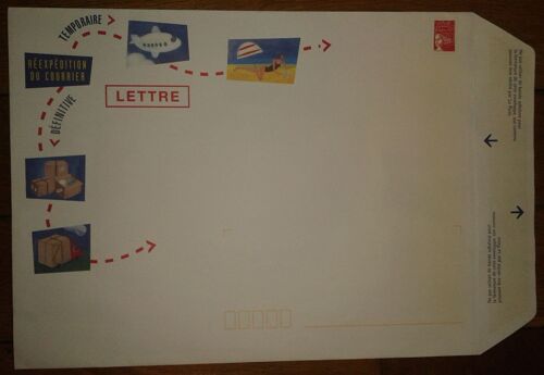 Enveloppe Pret À Poster Réexpédition 1999 Luquet Tvp 327 X 250mm Patte 40mm Agrément N°508 Lot 51j