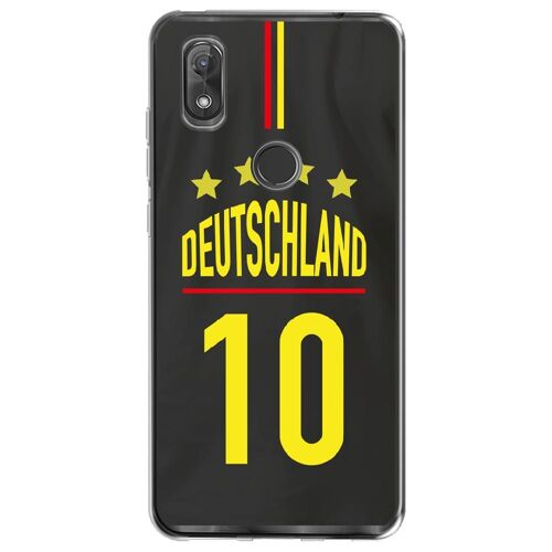Coque Souple Pour Wiko View 2 Avec Impression Motifs Maillot De Football Allemag