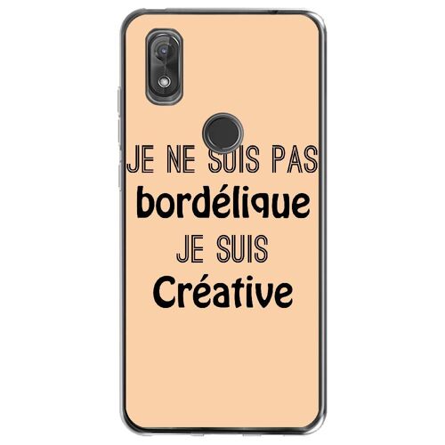 Coque Souple Pour Wiko View 2 Avec Impression Motifs Je Ne Suis Pas Bordélique