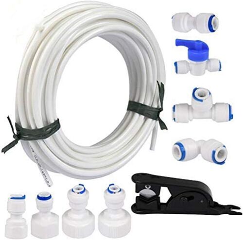 Kalanka-20 Mètres Tuyau D'alimentation En Eau Tube Et Kit De Connecteurs De Réfrigérateur Pour Réfrigérateur De Style Européen Double Réfrigérateur (1/4' Pipe)