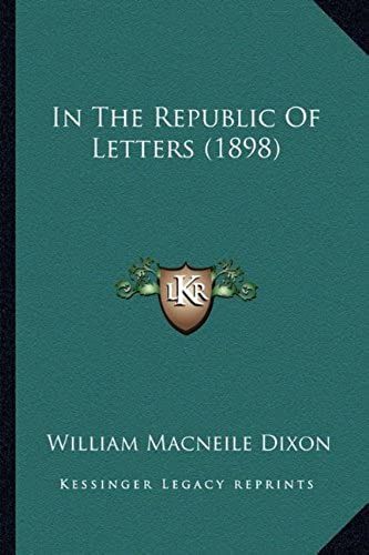 In The Republic Of Letters (1898)
