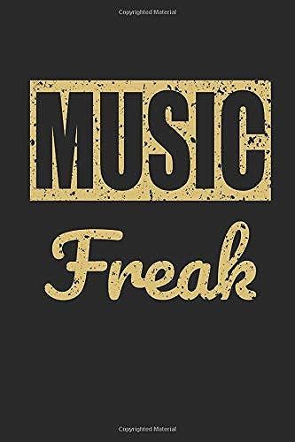 Music Freak: Lined Notebook Journal Diary