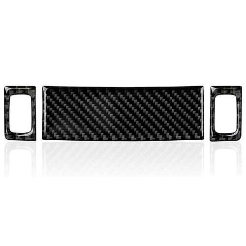 Panneau Chauffant En Fibre De Carbone Bouton De Stockage Couverture Trim Autocollant Autocollant Pour 2005 2006 2007