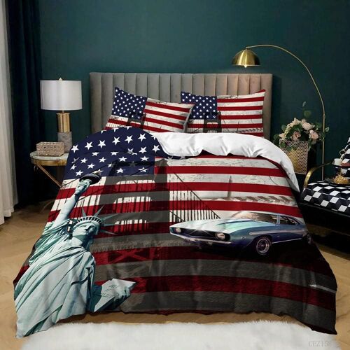 Pcs Set De Housse De Couette Xcm New York Ensemble De Literie En Microfibre Housse De Couettes Imprim¿¿E Avec Taies D'oreiller X Cm