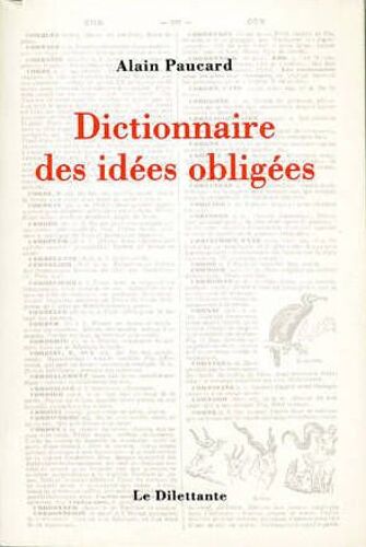 Dictionnaire Des Idées Obligées