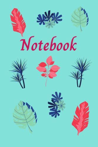Notebook: Retro Styled Colorful Blank Lined Notebook