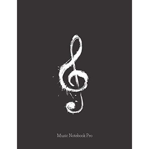 Music Notebook Pro | Advanced 10 Staves Colour Interior With Educational Materials: Music Manuscript Paper | Composition Book | Notebook For Musicians | Staff Paper | Stave Paper (Music Notebooks)