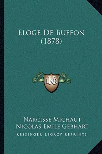Eloge De Buffon (1878)