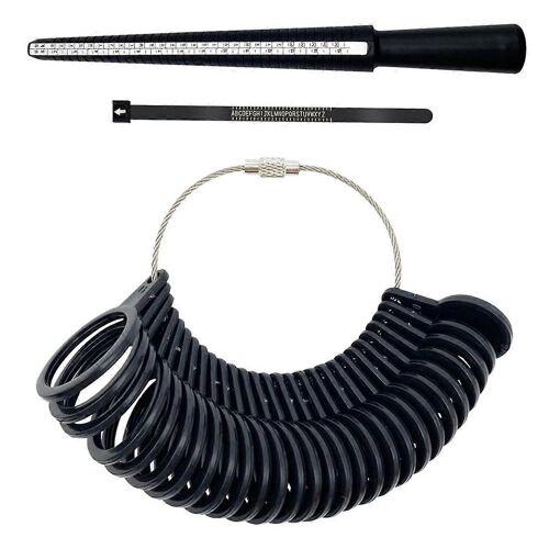 Outil De Mesure De Baguier, Calculez Rapidement 4 Tailles De Bâton De Protection Pour Bijoux Pour Hommes Femmes