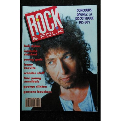 Rock & Folk 271 Bob Dylan Lenny Kravitz Cannibals Garcons Bouchers