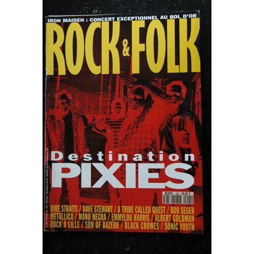 Rock & Folk 290 Iron Maiden Destination Pixies Dire Straits Metallica Mano Negra
