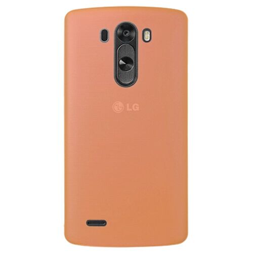 COQUE CASE LG G3 ORANGE ULTRA-FINE SILICONE SOUPLE (TPU)