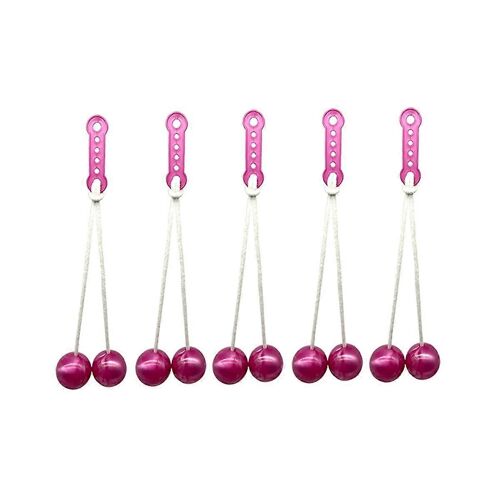 5pcs 4cm Ball Lato-Lato Toy Ball Enfants Jouets Latto Toy Ball Shake Rose Avec Lumière