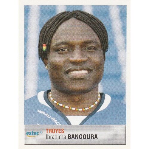 N°453 - Stickers Image Panini Foot 2007 - Ibrahima Bangoura - Troyes