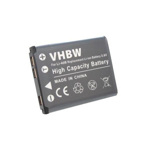 vhbw Batterie compatible avec Casio Exilim EX-H5, EX-H50, EX-Z1, EX-Z2, EX-Z16, EX-Z20, EX-Z28, EX-Z270, EX-Z280, EX-Z330 appareil photo (600mAh, 3,7V, Li-ion)