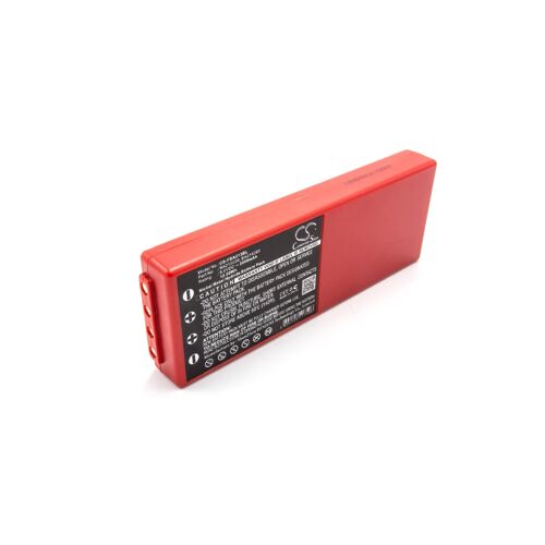 vhbw Batterie compatible avec HBC BA14061, Fub06 Eex, FUB10AA, FUB10XL, FUB78AA opérateur télécommande industrielle (2000mAh, 6V, NiMH) - rouge