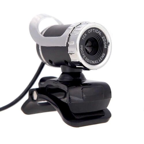 USB 2.0 12 Mégapixels HD Caméra Web Cam avec MIC Clip-on pour Bureau Skype Ordinateur PC Portable