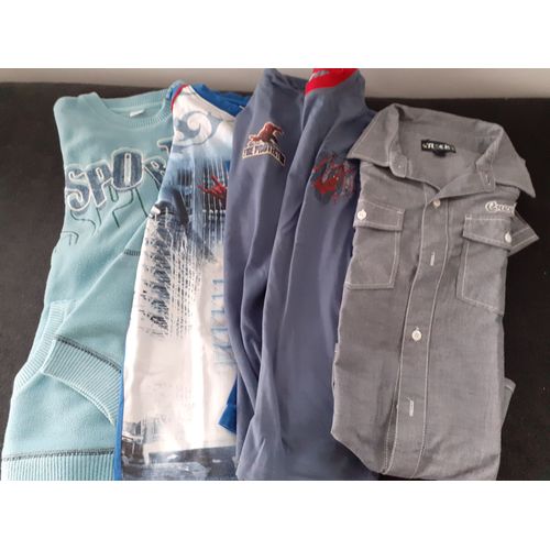 Lot De 5 Hauts Enfant - Taille 10 Ans