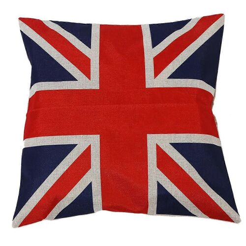 Taie d'oreiller de drapeau de style vintage britannique, taie d'oreiller
