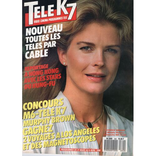 Télé K7 342 - Candice Bergen - Bouvard - Sheila - Lelouch - Georges De Caunes - Bilitis ( Jaquette )