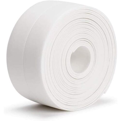 Ruban Adhésif étanche Bande Bande Etancheite Autocollante pour Salle De Bain et Cuisine Ruban D'étanchéité étanche et Résistant à la Moisissure, Pour coin baignoire ou bord toilettes (320x3.8cm)