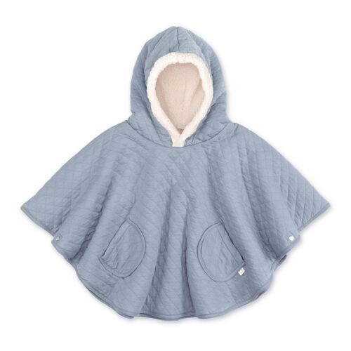 Poncho Chaud De Voyage Pady Quilted Stone - Bemini