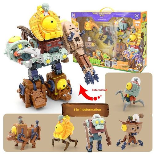 Jouet De Transformation De Grand Robot Végétal Original Ensemble De Jouets Pour Garçons Poupée De Zombie Évoluée Version Mélangeée Boîte Cadeau Intégrée Gundam