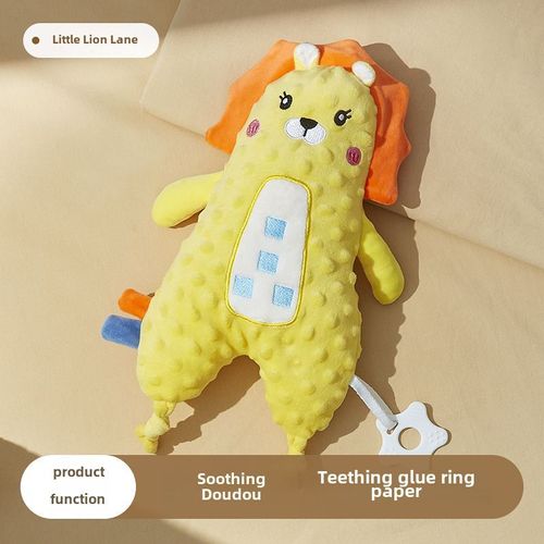 Poupée Apaisante Pour Bébé Jouet Doux Et Moelleux Pour Sommeil Et Chantage Couleur Petit Lion Léon Upgrade Doublure En Peluche Pour Un Soin Supplémentaire