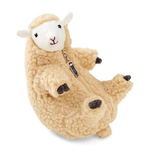 Poupée En Peluche Mignonne De Petit Mouton Japonaise Six Alpha Shan Jia Cave Painter En Peluche Doux Jouet Animal De 20 Centimètres Couleur Marron