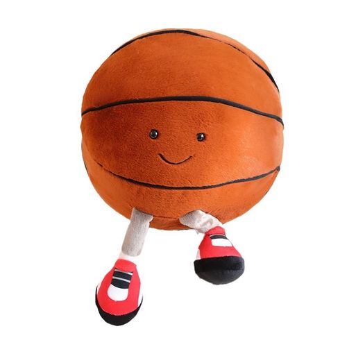 Jouet En Peluche De Basketball Pour Bébé Cadeau Pour Jour D'amour Et Festival Des Amoureux Taille 28cm Poids 0.25kg Couleur Basketball Seul