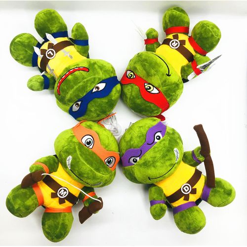 Poupée En Peluche De Tortue Transformée De La Marque Jouets Pour Créativité Et Design Unique Ensemble De 4 Pièces De Différentes Couleurs