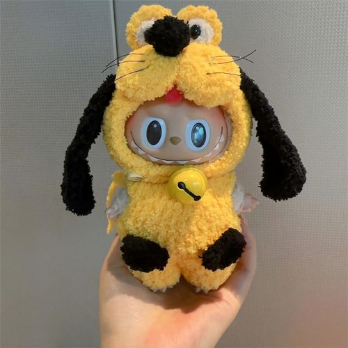 Vêtements De Poupée Labubu 17cm Ensemble De Vêtements De Poupée Macarons En Tissu Et Ruban Adhésif Avec Boîte À Bulles Martinet En Stock Couleur: Ensemble De Vêtements De Poupée Bruno (Sans Poupée)