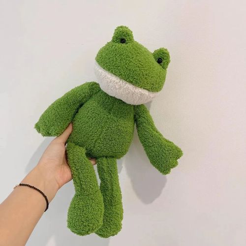 Poupée Animal De Dessin Animé Adorable Et Écureuil En Peluche Avec Jambes Longues Couleur Grenouille Hauteur 35cm Vente En Gros Pour Fabricant De Poupées