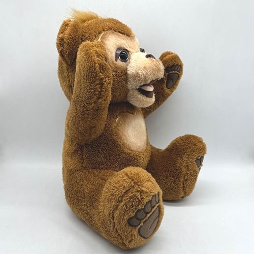 Jouet En Peluche Petit Lion Mignon Original Grand Format 40cm Poupée Curieuse D'ours À Sonore Poupée De Panda À Musique