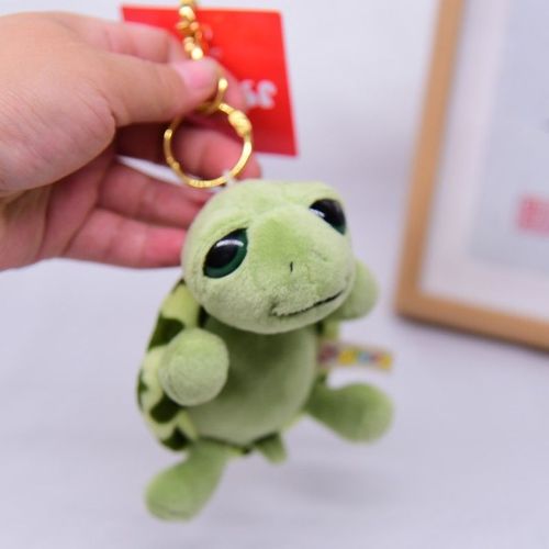 Jouet En Peluche Mignon De Tortue Miniature Jouet En Peluche De Tortue De Mer Pendentif Porte-Clés De Grand ?il Tortue De Peluche Vendu En Gros Couleur 13 Cm Grande Taille 8-13