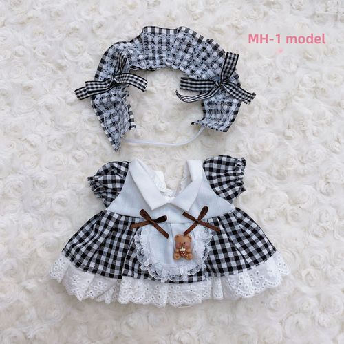 Robe De Poupée En Coton Doux Et Mignon De 20 Cm Pour Poupée Mh-1 Avec Jupe Lolita Changeante Pour Jouet De Poupée