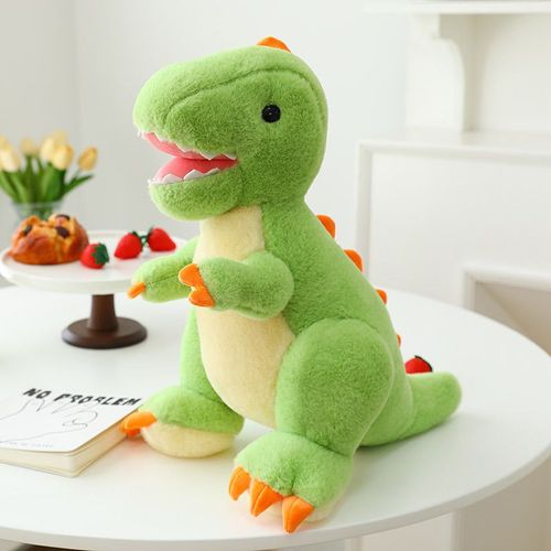 Jouet En Peluche De Dinosaure Nouveau Modèle Super Grand Format Dragon Roi De La Taille D'un Peluche Pour Cadeau De Fête Des Enfants Vert 150cm (13kg)