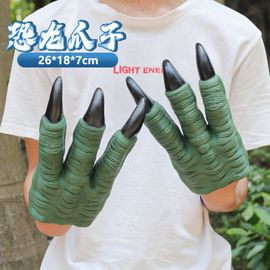 Jouet En Caoutchouc Réaliste De Dinosaure Pour Enfants Poupée De Primateur Monstre De Mer Pour Garçons Soulagement De L'stress Lot En Gros Couple De Pattes De Dinosaure