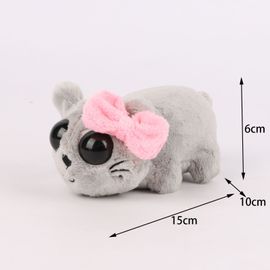 Jouet En Peluche Mignon De Hamster Sad Meme Amazon Best Seller En Stock Couleur Gris Taille 15cm Poids 0.055kg