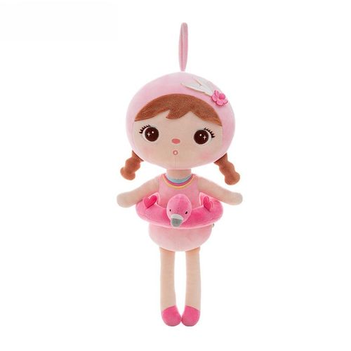 Poupée Gibao Metoo Authentique Avec Cercle De Natation En Peluche De Licorne Rose+Cercle De Natation De Phénix Haute Taille Environ 44cm Poids 0.25kg