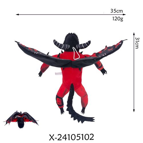 Poupée En Peluche Skibidi Avec Désigné D'artefact Armé Vs Espion Pour La Vente En Gros Couleur Diamant Rouge Ailer De Dragon Hauteur Standard
