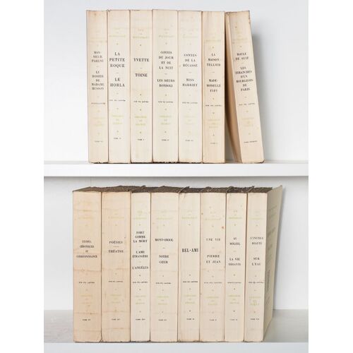 Oeuvres Complètes Illustrées (15 Tomes - Complet) Tome I: Boule De Suif -, Les Dimanches D'Un Bourgeois De Paris, Illustrations De Pierre Falké ; To
